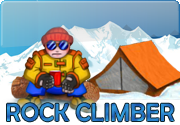 Скалолаз в Rock Climber (Верёвки) найдет снежного человека Скалолаз в Rock Climber (Верёвки) найдет снежного человека